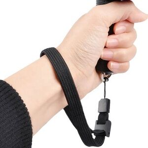 Black Wrist Strap Phone and Camera Lanyard